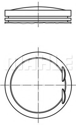 Imagine Piston MAHLE ORIGINAL 001 07 01