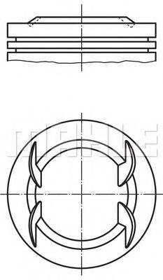 Imagine Piston MAHLE ORIGINAL 001 12 00