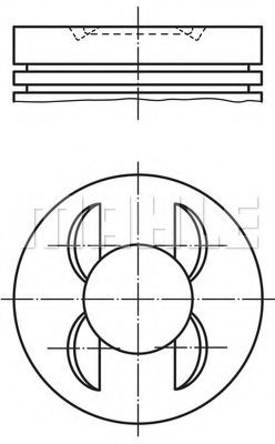 Imagine Piston MAHLE ORIGINAL 001 13 00