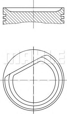 Imagine Piston MAHLE ORIGINAL 001 24 00