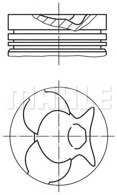 Imagine Piston MAHLE ORIGINAL 001 33 00