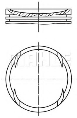 Imagine Piston MAHLE ORIGINAL 001 40 00