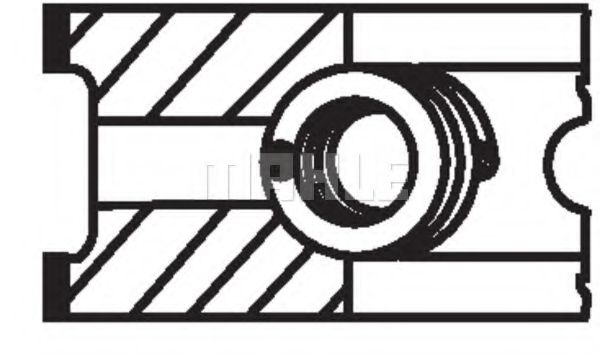 Imagine Set segmenti piston MAHLE ORIGINAL 001 59 N0