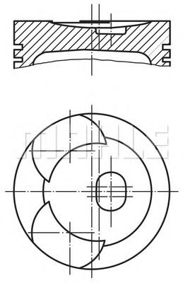 Imagine Piston MAHLE ORIGINAL 001 87 00