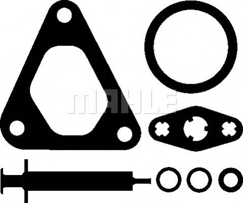 Imagine Set montaj, turbocompresor MAHLE ORIGINAL 001 TA 17614 000