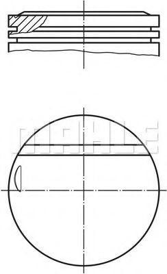 Imagine Piston MAHLE ORIGINAL 002 16 01