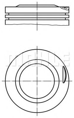 Imagine Piston MAHLE ORIGINAL 002 25 00