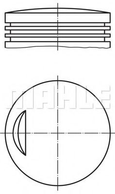 Imagine Piston MAHLE ORIGINAL 002 34 10