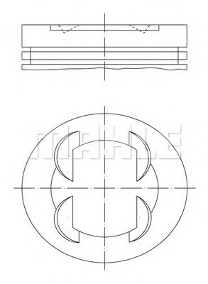 Imagine Piston MAHLE ORIGINAL 002 55 00