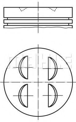 Imagine Piston MAHLE ORIGINAL 002 68 00