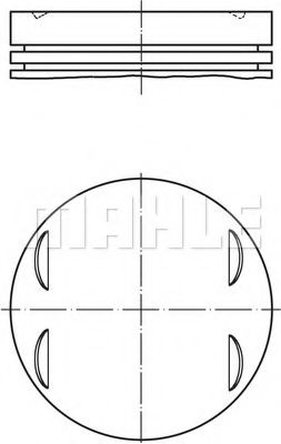 Imagine Piston MAHLE ORIGINAL 002 75 00