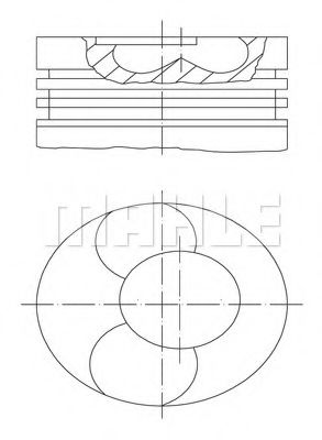 Imagine Piston MAHLE ORIGINAL 003 95 00