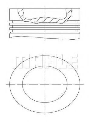 Imagine Piston MAHLE ORIGINAL 003 97 33