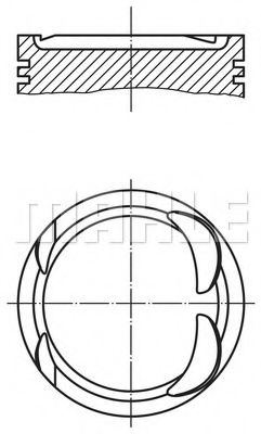 Imagine Piston MAHLE ORIGINAL 004 06 00