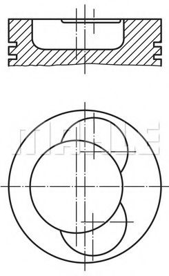 Imagine Piston MAHLE ORIGINAL 004 50 00