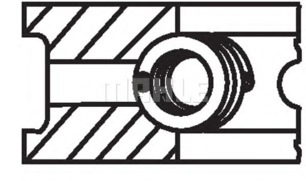 Imagine Set segmenti piston MAHLE ORIGINAL 007 26 N0