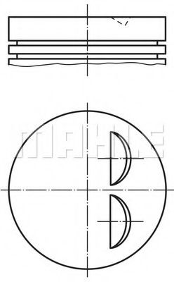 Imagine Piston MAHLE ORIGINAL 007 58 04