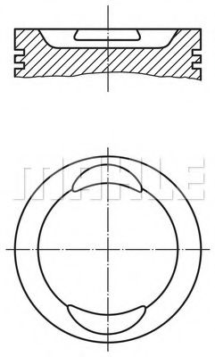 Imagine Piston MAHLE ORIGINAL 009 41 01