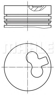 Imagine Piston MAHLE ORIGINAL 011 54 00