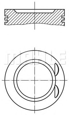 Imagine Piston MAHLE ORIGINAL 011 73 00