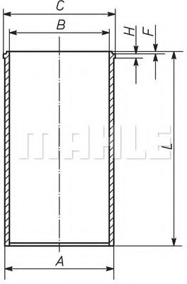 Imagine Camasa cilindru MAHLE ORIGINAL 011 WV 05