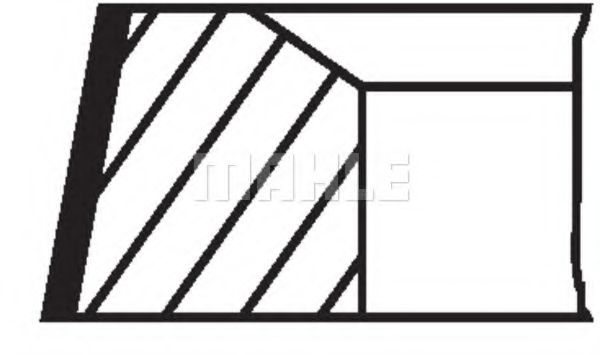 Imagine Set segmenti piston MAHLE ORIGINAL 015 90 N0