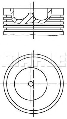 Imagine Piston MAHLE ORIGINAL 015 92 01