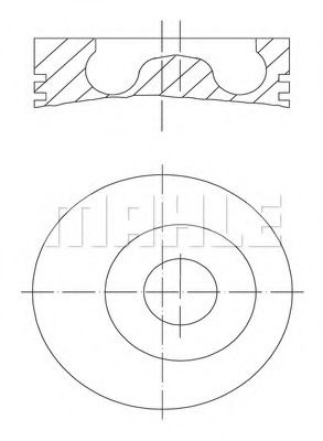 Imagine Piston MAHLE ORIGINAL 016 02 01