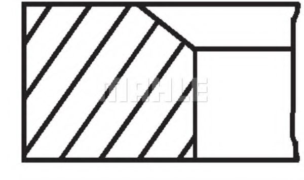 Imagine Set segmenti piston MAHLE ORIGINAL 021 31 N0