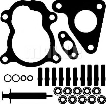 Set montaj, turbocompresor MAHLE ORIGINAL 021 TA 14750 000