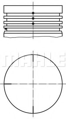 Imagine Piston MAHLE ORIGINAL 022 04 01