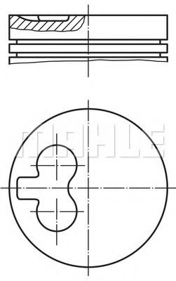 Imagine Piston MAHLE ORIGINAL 022 22 00