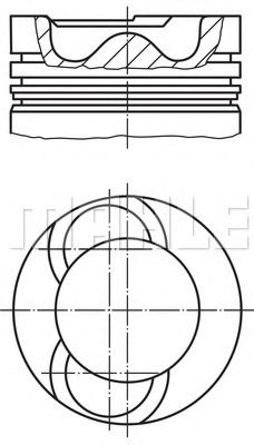 Imagine Piston MAHLE ORIGINAL 028 09 00