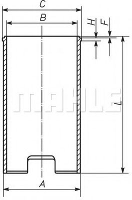 Imagine Camasa cilindru MAHLE ORIGINAL 029 WV 13