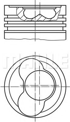 Imagine Piston MAHLE ORIGINAL 030 58 02