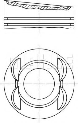 Piston MAHLE ORIGINAL 030 62 12