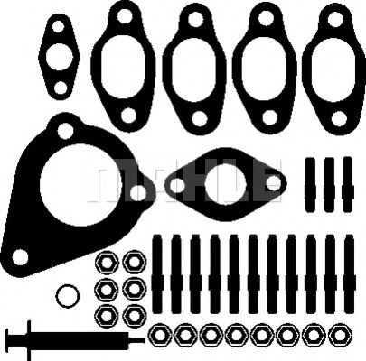 Imagine Set montaj, turbocompresor MAHLE ORIGINAL 030 TA 17345 000