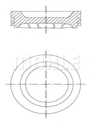 Piston MAHLE ORIGINAL 031 88 02