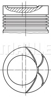 Imagine Piston MAHLE ORIGINAL 034 92 01