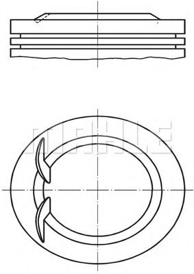 Imagine Piston MAHLE ORIGINAL 038 53 02