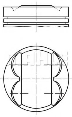 Imagine Piston MAHLE ORIGINAL 081 PI 00106 001