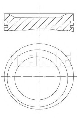 Imagine Piston MAHLE ORIGINAL 083 10 01