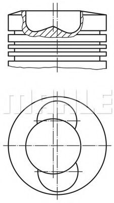 Imagine Piston MAHLE ORIGINAL 099 01 01