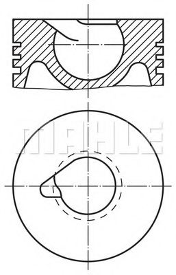 Imagine Piston MAHLE ORIGINAL 228 22 00