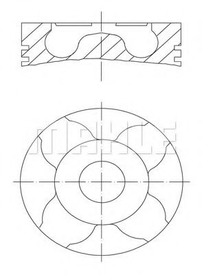 Imagine Piston MAHLE ORIGINAL 229 04 10