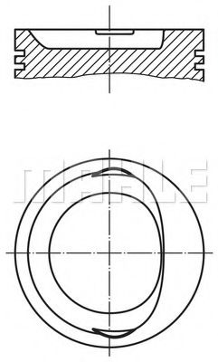 Imagine Piston MAHLE ORIGINAL 607 04 00