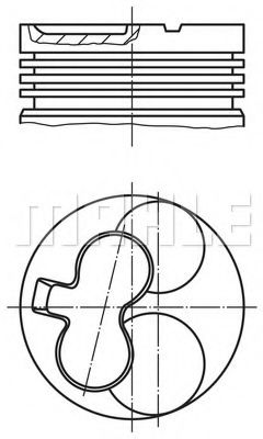 Imagine Piston MAHLE ORIGINAL 629 03 00