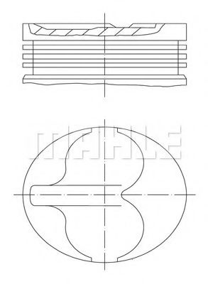 Imagine Piston MAHLE ORIGINAL 640 06 00