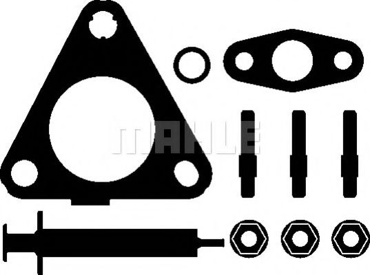 Set montaj, turbocompresor MAHLE ORIGINAL 643 TA 17823 000