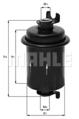 Imagine filtru combustibil MAHLE ORIGINAL KL 131